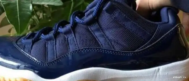 Authentic Air Navy Gum Jordan Low 11 0519